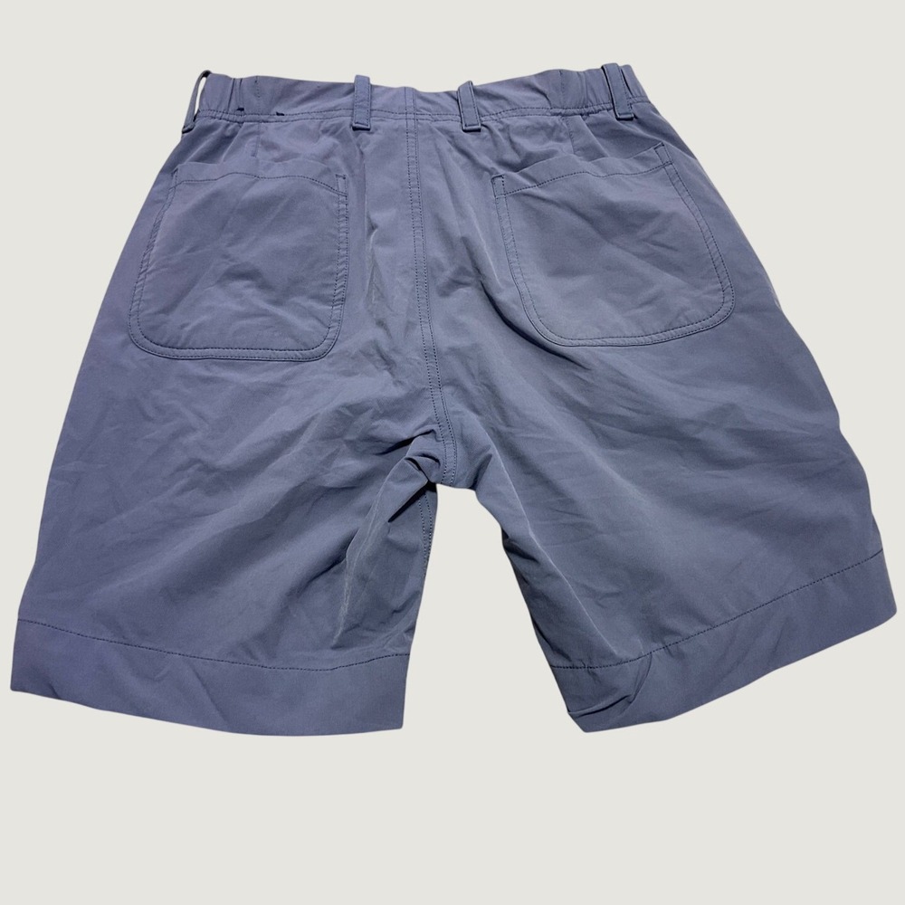 Brooks Brothers Performance Golf Shorts Slate Blue Elastic Waist Men's W32 - Picture 4 of 11